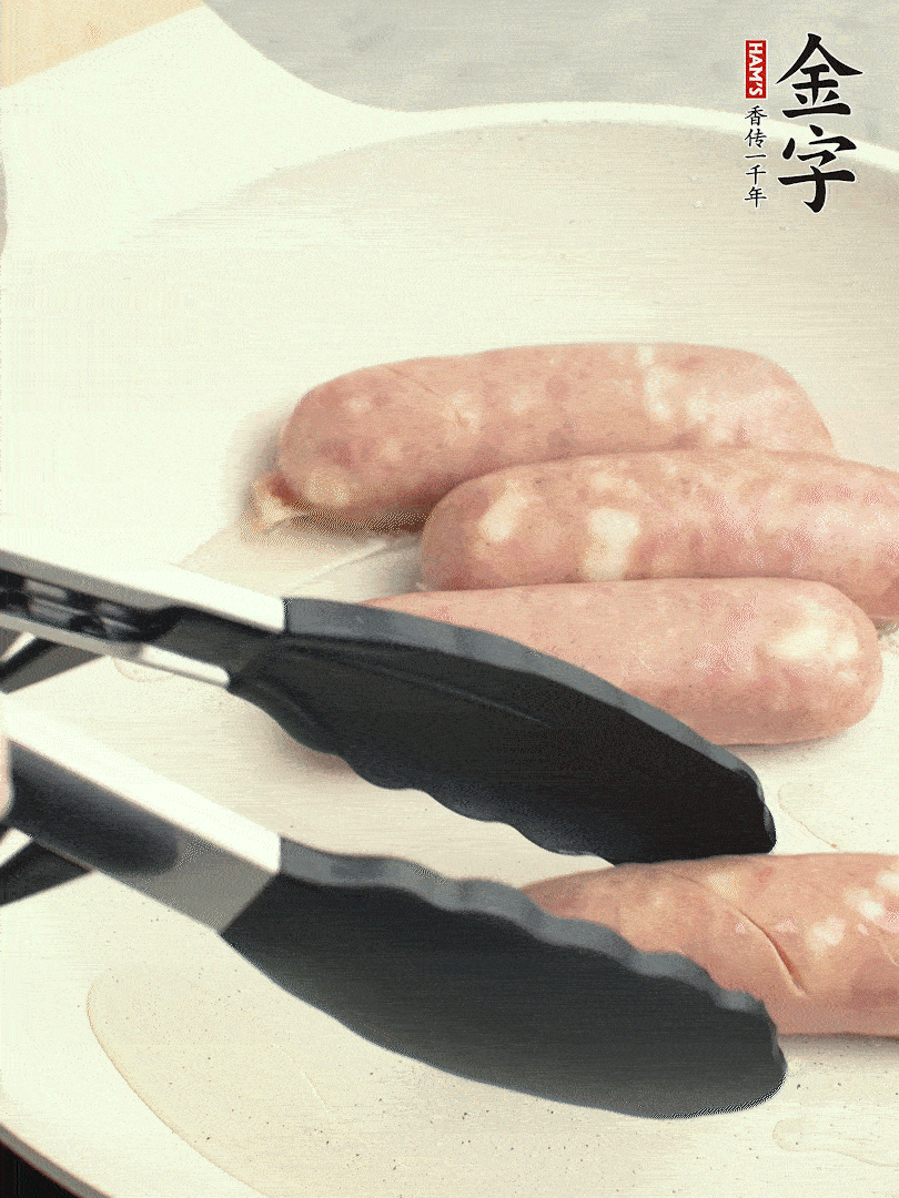 金字烤腸切花刀煎熟。